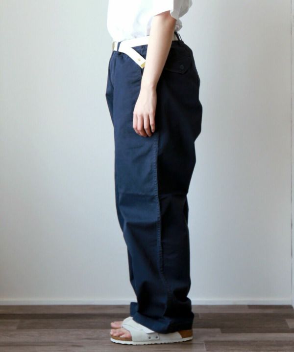 Master&Co.(マスターアンドコー)ベルト付き コットン チノパンツ