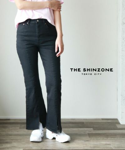 THE SHINZONE(ザ シンゾーン)SLIT JEANS スリットジーンズ | BLEU 