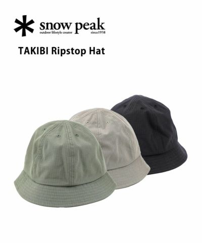 帽子 スノーピーク TAKIBI Ripstop Hat One OLIVE TAKIBI Ripstop Cap