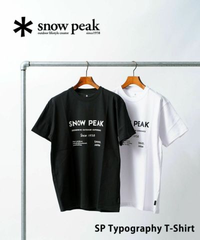 Snow Peak(スノーピーク)SP Typography T-Shirt | BLEU COMME BLEU(ブルーコムブルー)