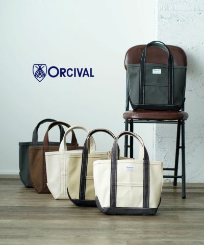 ORCIVAL(オーチバル・オーシバル)24oz キャンバス トートバッグ S | BLEU COMME BLEU(ブルーコムブルー)