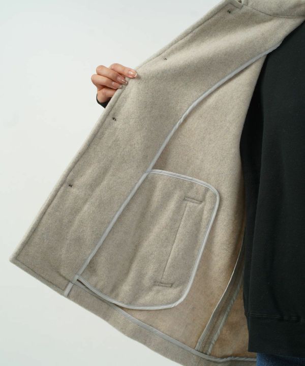 DANTON(ダントン)ギャザーショートコート | BLEU COMME BLEU(ブルー