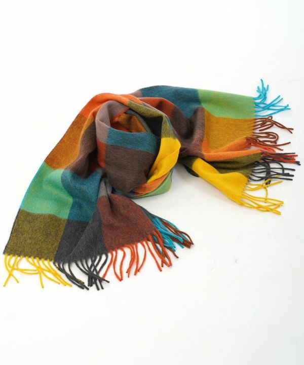 あっちゃんさま　Joshua ジョシュア エリス　チェック　カシミヤ ストール 楽天市場】【SALE】ジョシュアエリス ストール 大判 バッファロー