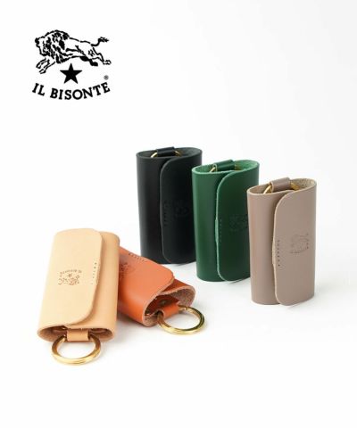 IL BISONTE(イルビゾンテ)日本限定 レザー パイソン柄型押し