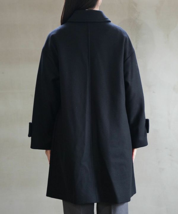 専用⭐️マッキントッシュ メルトン ウール ハンビー コート ネイビー 4 MACKINTOSH】【HUMBIE/ハンビー】ウールメルトンショートステン