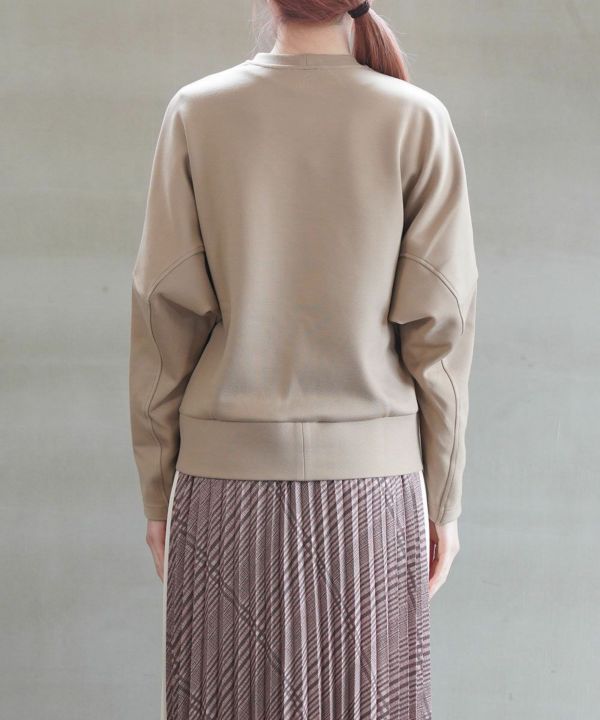 PUPULA(ププラ)ラックスウォームポンチ ドルマンプルオーバー | BLEU