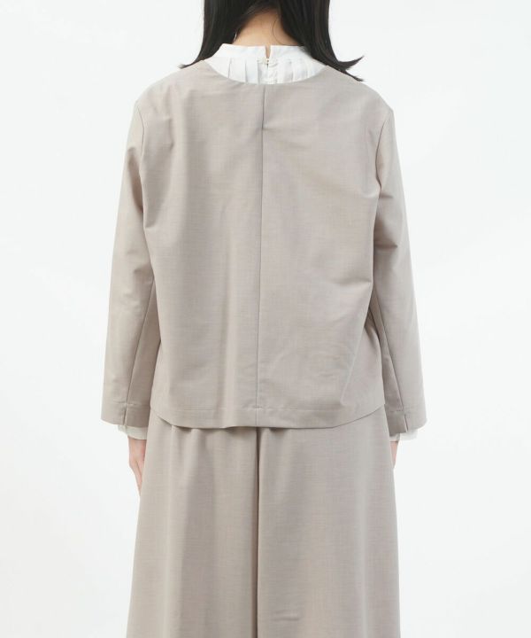 un cinq(アンサンク)Tropical V-neck Jacket | BLEU COMME BLEU(ブルー