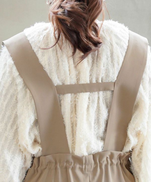 chignonドロストデザインサロペット chignonドロストデザインサロペットはフォーマルにも是非 | セレクト