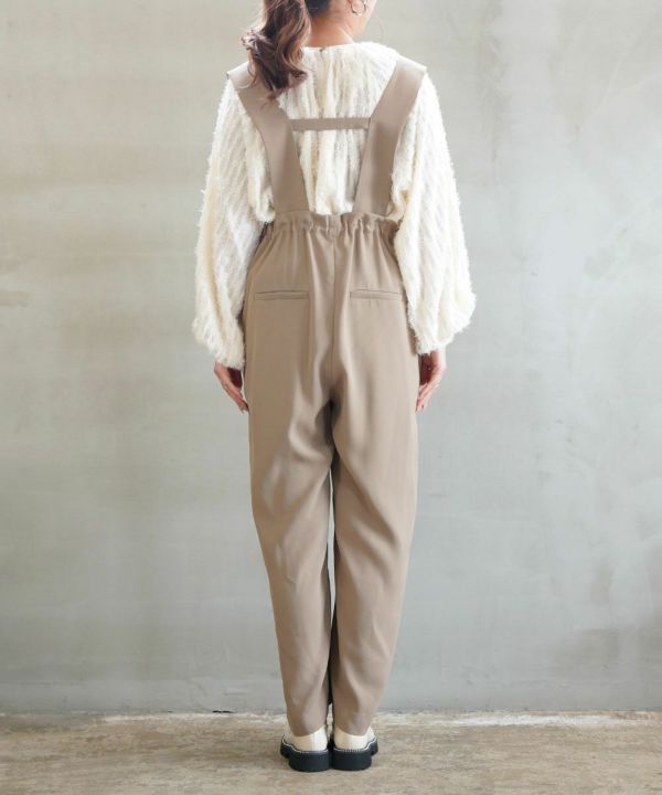 CHIGNON(シニヨン)ドロストデザインサロペット | BLEU COMME BLEU