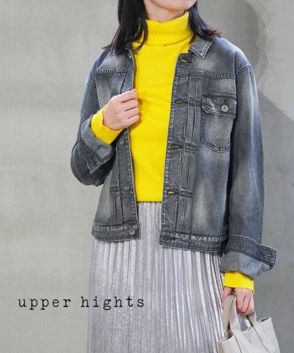 upper hights コットン ライトオンスデニム デニムジャケット 1 セール】【別注】upper hights / THE SHORT デニムジャケット