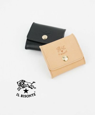 IL BISONTE(イルビゾンテ)日本限定 レザー パイソン柄型押し L字