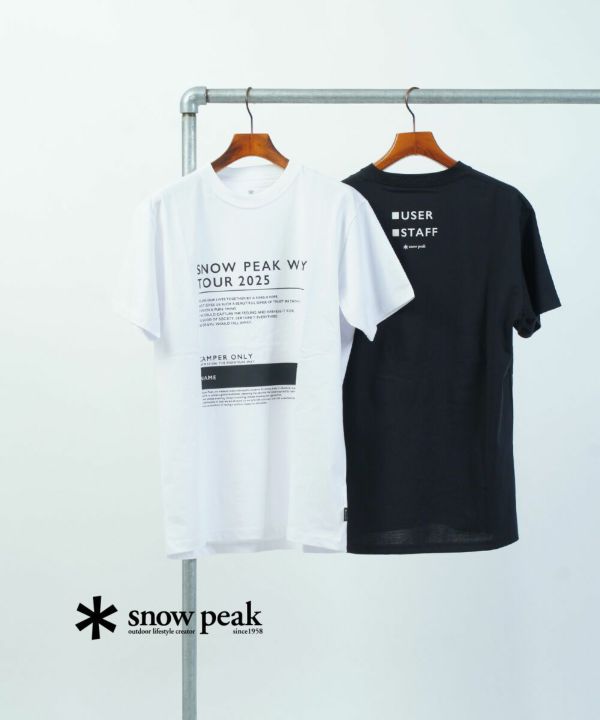 Snow Peak(スノーピーク)SPW Tour 2025 T-Shirt | BLEU COMME