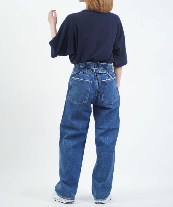 upper hights THE OLIVIA jupiter 23 ブルー upper hights/アッパーハイツ】THE OLIVIA リラックスワイド