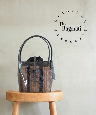The Bagmati(バグマティ)レザー×バンカン かごバッグ トート