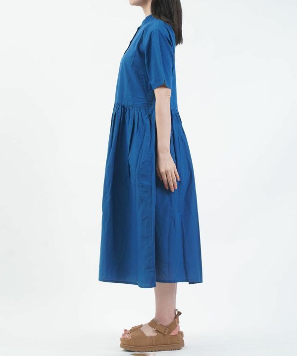 ソイル 60s CAMBRIC PLAIN BANDED COLLAR DRESS SOIL NSL25034 国内正規品 2025春夏新作 送料無料 SOIL(ソイル)60s CAMBRIC PLAIN BANDED COLLAR DRESS | BLEU COMME