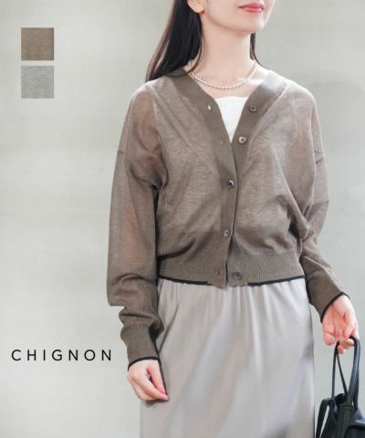 CHIGNON(シニヨン)12YARDロゴスウェットプルオーバー | BLEU
