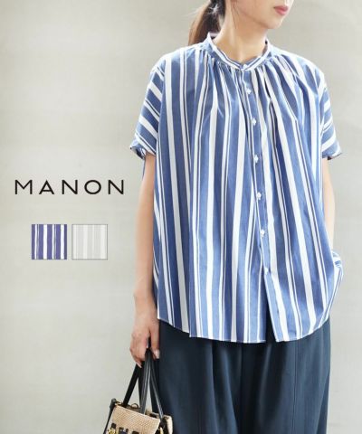 MANON(マノン)フレンチスリーブ アミカルシャツ | BLEU COMME