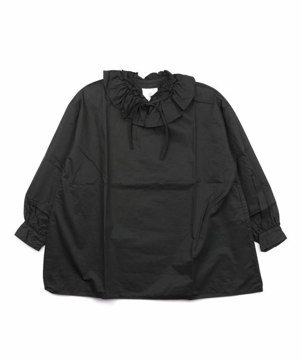 ROBE de PEAU ローブデポー　 プルオーバーシャツ ROBE de PEAU(ローブデポー)ビックカラーブラウス プルオーバー