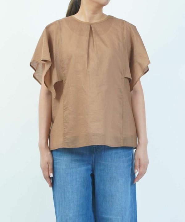 Seadrake(シードレイク)フィラメントボーダーブラウス | BLEU COMME