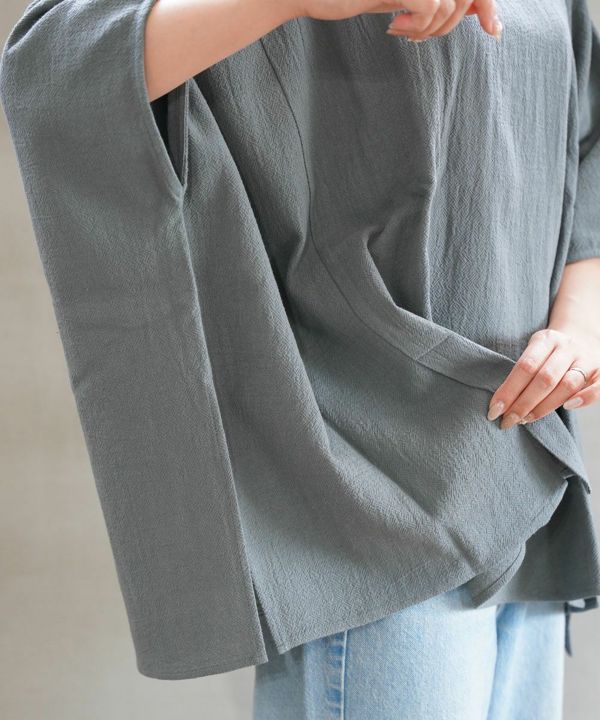 RIM.ARK(リムアーク)スクエアポンチョ Relax easy tops | BLEU COMME