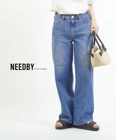 コムコム　エステル　バルーンパン ネイビー CAMBIO(カンビオ)】Vintage Like Hickory Denim Balloon Pants