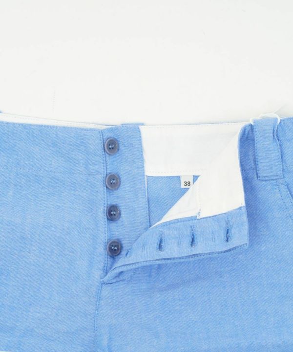 ASPESI(アスペジ)シャンブレーショートパンツ | BLEU COMME BLEU