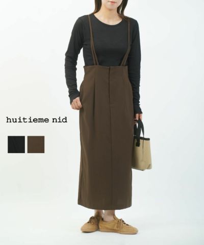 ユイティーム ラップ風スカーチョ huitieme nid 613836 国内正規品 2025秋冬新作 送料無料 huitieme nid(ユイティーム)ラップ風スカーチョ | BLEU COMME BLEU