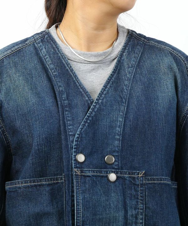 THE SHINZONE(ザ シンゾーン)NO COLLAR COVERALL | BLEU COMME