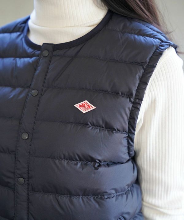 DANTON　ベスト DANTON [ダントン] W INNER DOWN CREWNECK VEST [DT-A0002NNF-T