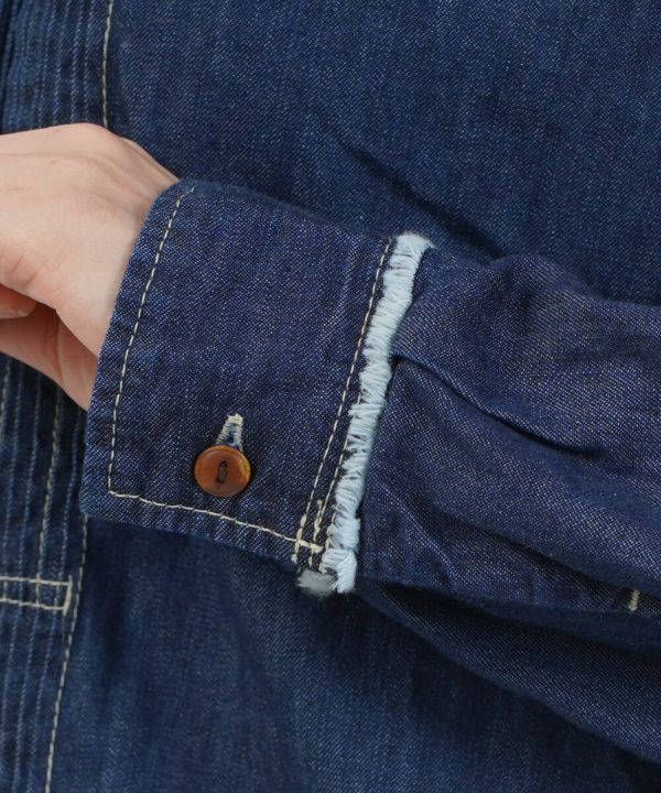 tumugu(ツムグ)ライトオンスデニムシャツ | BLEU COMME BLEU(ブルー