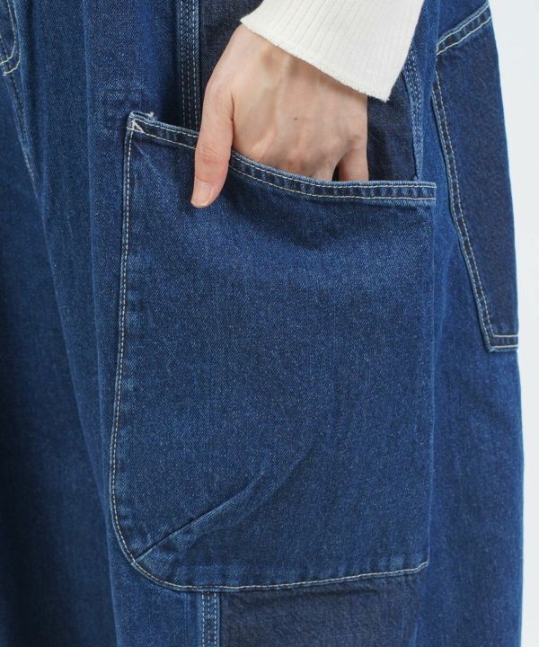 tumugu: ツムグ 10ozデニムサロペットパンツ tumugu 【最大15%OFFクーポン対象】ツムグ サロペット キナリ