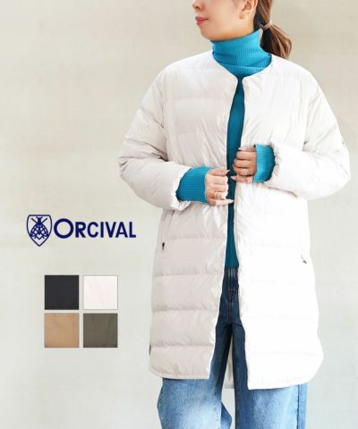 ORCIVAL(オーチバル・オーシバル)ポリエステルタフタ ライトダウン