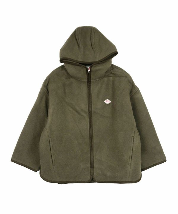 DANTON ダントン　ウールメルトンフードジャケット　36 新品 DANTON | ウールメルトン フードブルゾン WOMEN