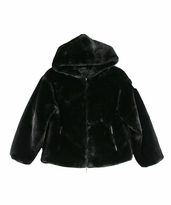 TATRAS(タトラス)YUMOLA ユモラ ボアフード付きブルゾン | BLEU COMME