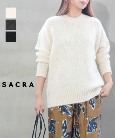 huitieme nid(ユイティーム)モヘヤコード刺繍プルオーバー | BLEU