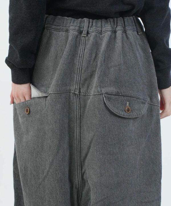 tumugu(ツムグ)スラブヤーンデニム 8分丈パンツ | BLEU COMME BLEU