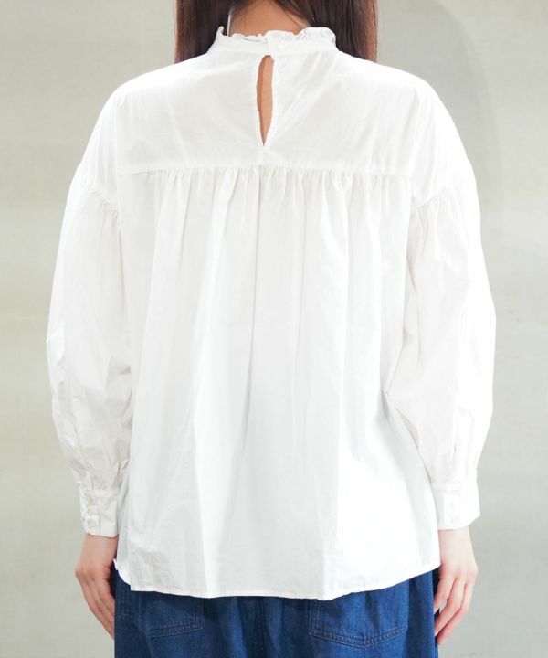 Gauze#(ガーゼ)タイニーフリルブラウス | BLEU COMME BLEU(ブルーコム