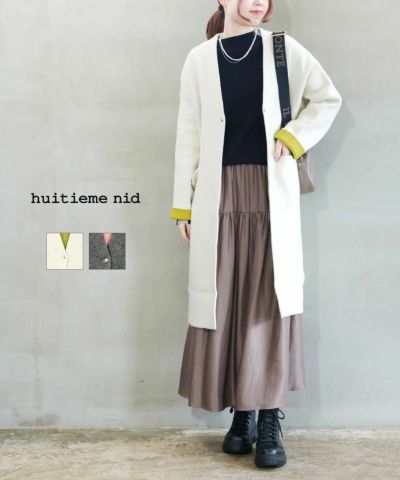 YENN(イェン)タックデザインマキシコート | BLEU COMME BLEU(ブルー