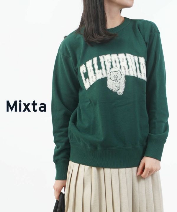 ミクスタ CA BEAR CREW NECK SWEAT SET IN Mixta S268 国内正規品 220409 送料無料 Mixta(ミクスタ)CA BEAR CREW NECK SWEAT SET IN | BLEU COMME BLEU