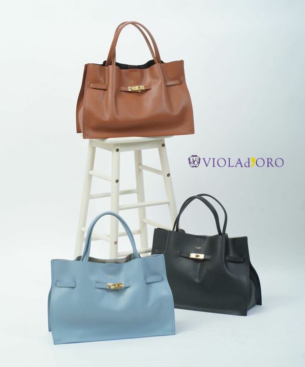 ♥2025年♥VIOLAd’ORO♥イタリアンレザートート L ♥ ♥2025年♥VIOLAd'ORO♥イタリアンレザートート L ♥ VIOLAd'ORO
