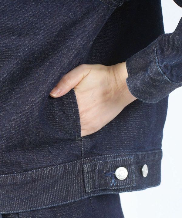 mizuiro ind(ミズイロインド)コンパクトデニムジャケット | BLEU COMME