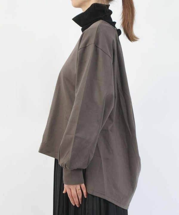 RIM.ARK(リムアーク)バックドレープカットトップス | BLEU COMME BLEU