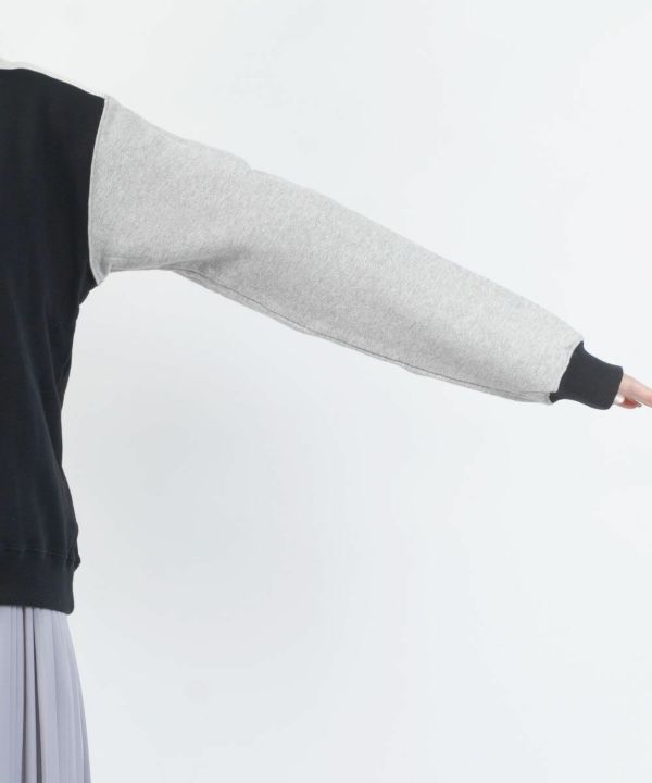 MEYAME(メヤメ)COLOR BLOCK SWEAT PULLOVER | BLEU COMME BLEU(ブルー