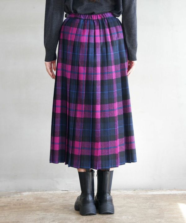 O'NEIL OF DUBLIN(オニールオブダブリン)キルトスカート ロング 83cm