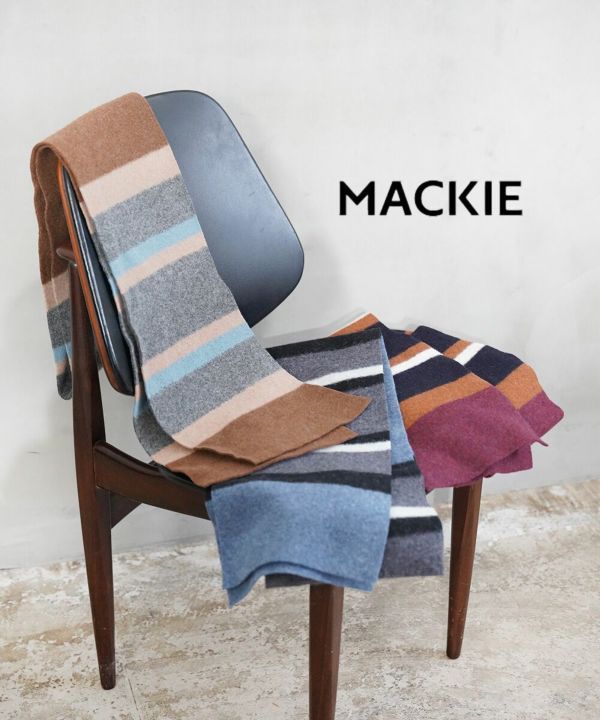 ROBERT MACKIE(ロバートマッキー)マルチボーダー マフラー | BLEU