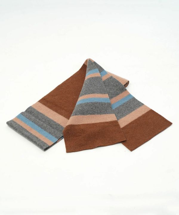 ROBERT MACKIE(ロバートマッキー)マルチボーダー マフラー | BLEU