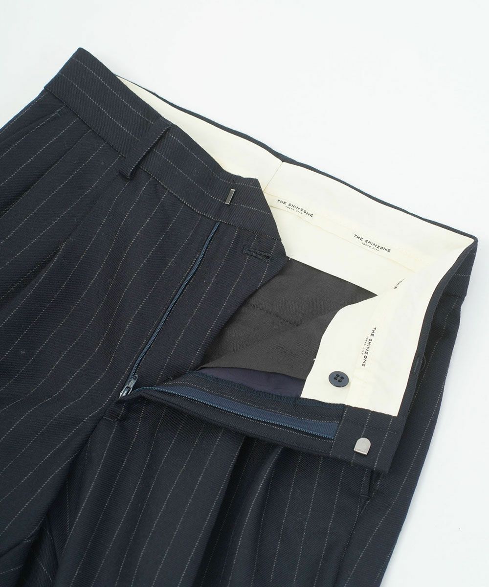 THE SHINZONE(ザ シンゾーン)チョークストライプパンツ CHALK STRIPE