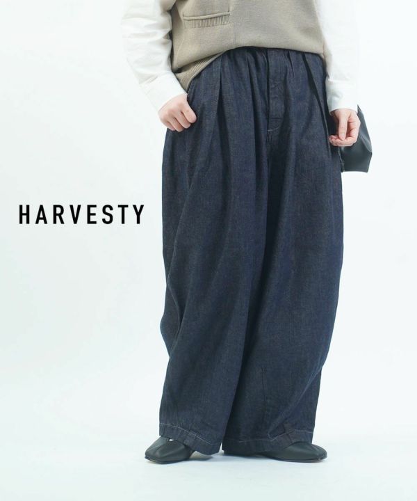 専用　　HARVESTY ハーベスティ デニム サーカスパンツ HARVESTY(ハーベスティ)デニムサーカスパンツ | BLEU COMME BLEU