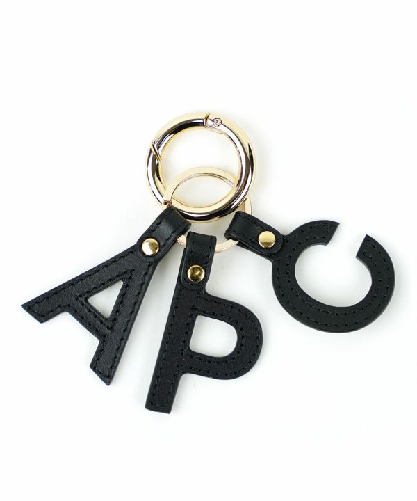 A.P.C.(アー・ペー・セー) PORTE-CLEFS LETTRES APC | BLEU COMME BLEU