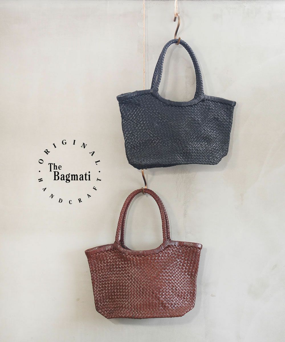 The Bagmati(ザ バグマティ)レザーメッシュトートバッグ | BLEU COMME